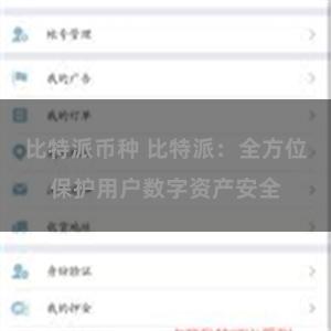 比特派币种 比特派：全方位保护用户数字资产安全