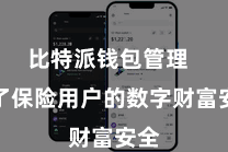 比特派钱包管理  为了保险用户的数字财富安全